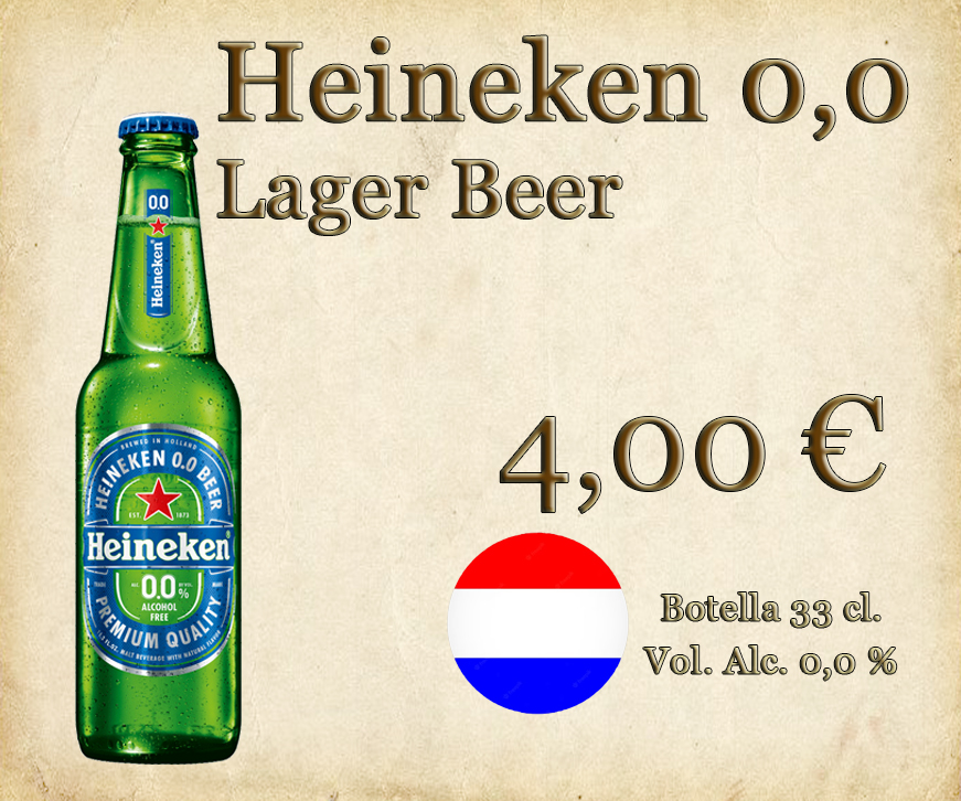 Heineken 00 Lager Beer