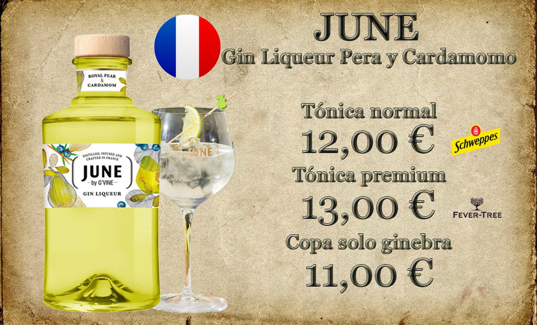 June Gin Liqueur Pera y Cardamomo