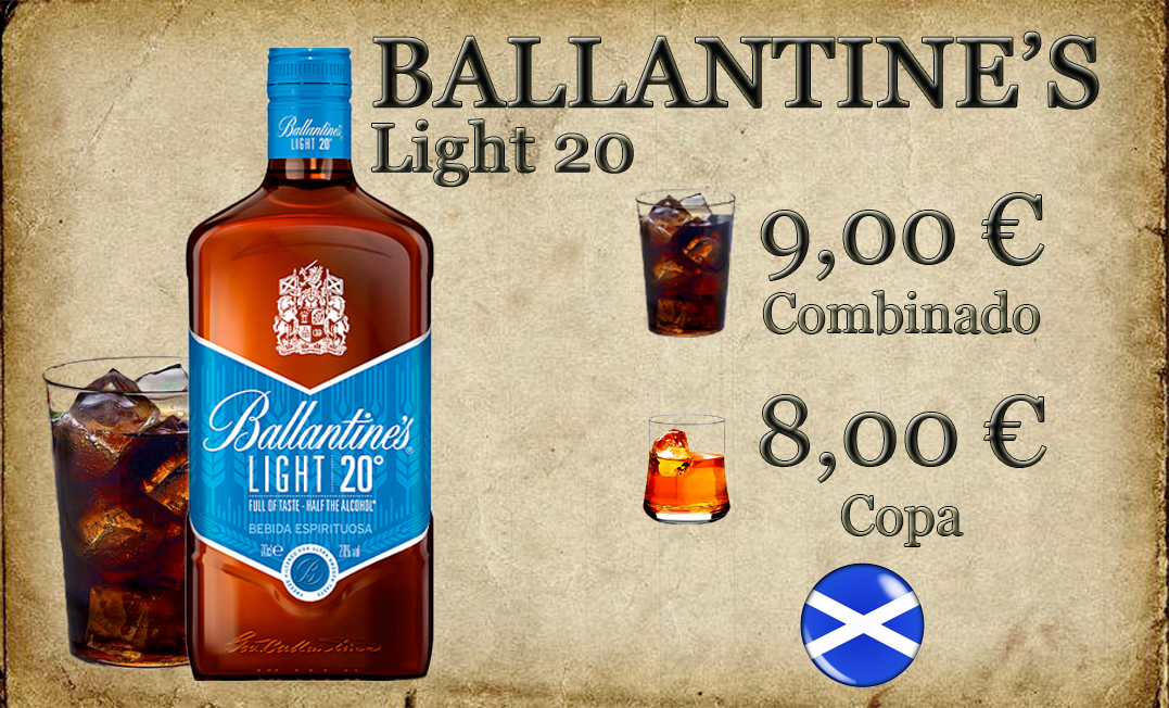 BALLANTINES Light 20