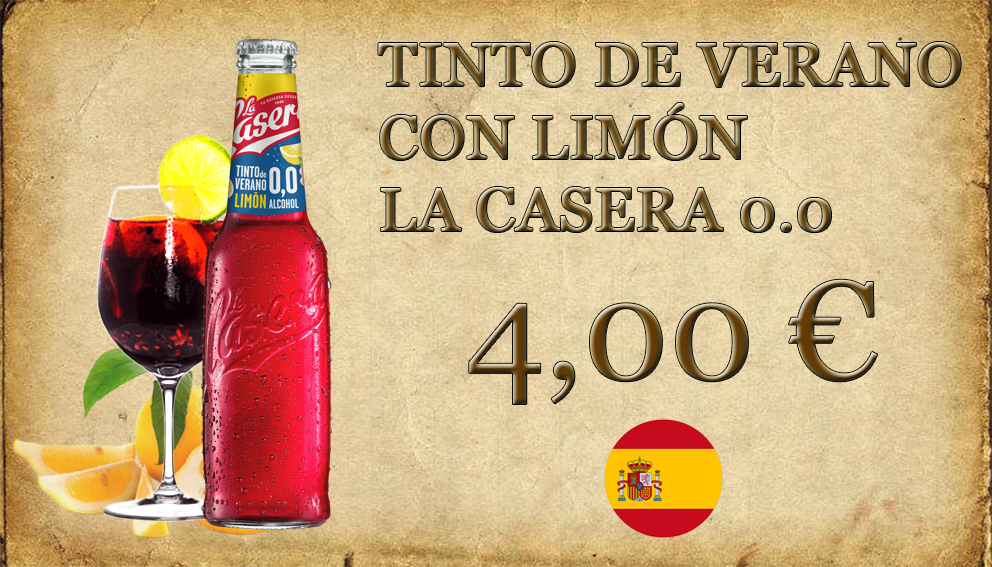 Tinto de verano LA CASERA 0.0